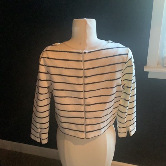 Elizabeth & James cropped striped top - Picture 3 of 8